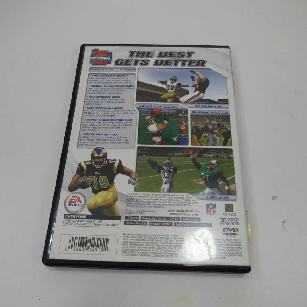 Madden NFL 2003 (Sony PlayStation 2, 2002)  7‎